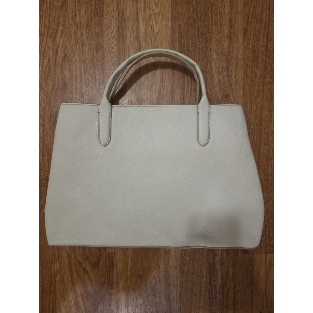 Mark and Graham Caroline Leather Handbag Ivory Large Work/travel Bag Ret